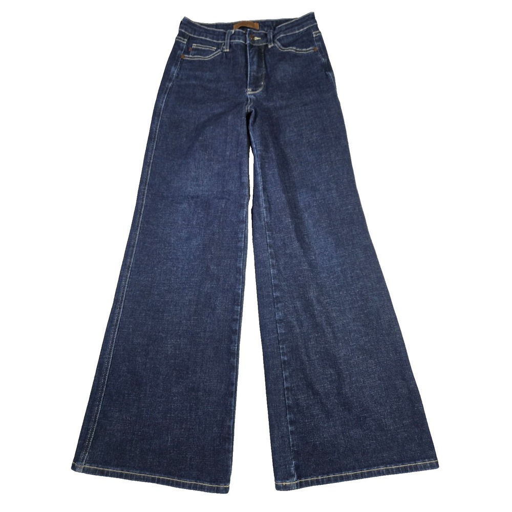 Judy Blue Dark Blue Jeans Womens Size 7 / 28 Wide Leg Flare JB88849 Denim Modern